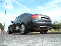 Milltek Catback Exhaust Non-Resonated, 100MM GT Style Tips for Audi B7 A4 2.0T Quattro Man Trans Cars SSXAU515