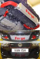 Forge VW Golf GTi Mk5 Front Mount Twintercooler Kit Black