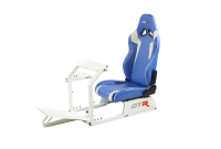 GTR Simulator - GTR Simulators GTA™️ Model Simulator Frame & Adjustable Racing Seat – Color Options Available Majestic Black White with Red - Image 5