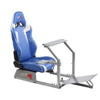 GTR Simulator - GTR Simulators GTA™️ Model Simulator Frame & Adjustable Racing Seat – Color Options Available Alpine White Red with White - Image 28