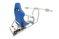 GTR Simulator - GTR Simulator GTM motion Model Frame with Seat and Triple Monitor Stand (Motor, Shifter Holder, Seat Slider Included) Majestic Black - Image 5