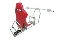 GTR Simulator - GTR Simulator GTM motion Model Frame with Seat and Triple Monitor Stand (Motor, Shifter Holder, Seat Slider Included) Majestic Black - Image 23