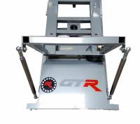 GTR Simulator - GTR Simulator GTM motion Model Frame with Seat and Triple Monitor Stand (Motor, Shifter Holder, Seat Slider Included) Majestic Black - Image 54