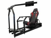 GTR Simulator - GTR Simulator GTM motion Model Frame with Seat and Triple Monitor Stand (Motor, Shifter Holder, Seat Slider Included) Majestic Black - Image 58