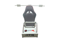 GTR Simulator - GTR Simulator GTM motion Model Frame with Seat and Triple Monitor Stand (Motor, Shifter Holder, Seat Slider Included) Diamond Silver - Image 29