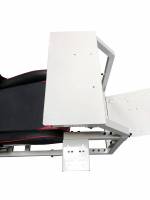 GTR Simulator - GTR Simulator GTM motion Model Frame with Seat and Triple Monitor Stand (Motor, Shifter Holder, Seat Slider Included) Diamond Silver - Image 35