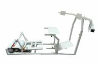 GTR Simulator - GTR Simulator GTM motion Model Frame with Seat and Triple Monitor Stand (Motor, Shifter Holder, Seat Slider Included) Diamond Silver - Image 44