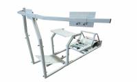 GTR Simulator - GTR Simulator GTM motion Model Frame with Seat and Triple Monitor Stand (Motor, Shifter Holder, Seat Slider Included) Diamond Silver - Image 45