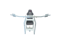 GTR Simulator - GTR Simulator GTM motion Model Frame with Seat and Triple Monitor Stand (Motor, Shifter Holder, Seat Slider Included) Alpine White - Image 8