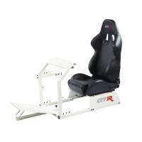 GTR Simulator - GTR Simulator - GTA Model Without Racing Seat, Frame ONLY Driving Simulator Cockpit Gaming Frame with Gear Shifter Mount Diamond Silver - Image 25