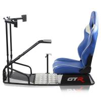 GTR Simulator - GTR Simulator GTSF Model Racing Simulator with Gear Shifter & Steering Mounts, Monitor Mount and Real Racing Seat White with Red - Image 41