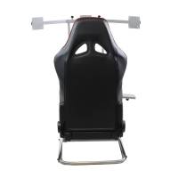 GTR Simulator - GTR Simulator GTSF Model Racing Simulator with Gear Shifter & Steering Mounts, Monitor Mount and Real Racing Seat White with Red - Image 97