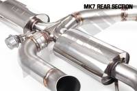 HPA - HPA Cat-Back Competition Exhaust w/o Center Muffler for Mk7 VW GTI, Black tip - Image 5