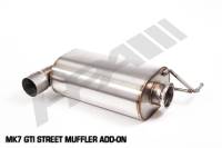 HPA - HPA Cat-Back Street Exhaust w/ Center Muffler for Mk7 VW Golf GTI, Black tip - Image 10