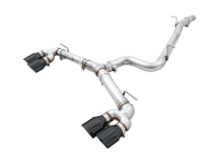 AWE Tuning - AWE Tuning MK7.5 Golf R Track Edition Exhaust w/Diamond Black Tips 102mm - Image 1