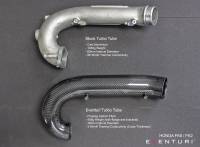 Eventuri - Eventuri Honda FK8 Civic Type R - Black Carbon Charge-Pipe - Image 1