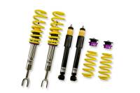KW Height adjustable stainless steel coilovers with adjustable rebound damping - 18010030