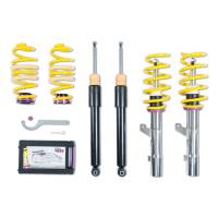 KW Height adjustable stainless steel coilover system with pre-configured damping - 102800CB