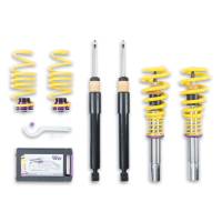 KW Height adjustable stainless steel coilovers with adjustable rebound damping - 15210075