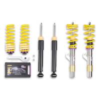 KW Height adjustable stainless steel coilovers with adjustable rebound damping - 1522000D