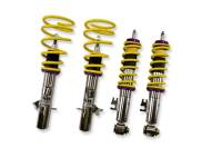 KW Height adjustable stainless steel coilovers with adjustable rebound damping - 15220056