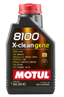 Motul 8100 X-CLEAN GEN2 5W-40 12X1L - 109761