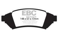 EBC Brakes - EBC Brakes Redstuff Ceramic Low Dust Brake Pads DP31683C - Image 1