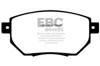 EBC Brakes - EBC Brakes Redstuff Ceramic Low Dust Brake Pads DP31659C - Image 1