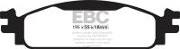 EBC Brakes - EBC Brakes Redstuff Ceramic Low Dust Brake Pads DP31825C - Image 1