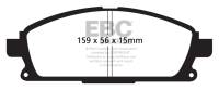 EBC Brakes - EBC Brakes Redstuff Ceramic Low Dust Brake Pads DP31861C - Image 1