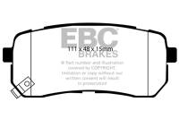 EBC Brakes - EBC Brakes Redstuff Ceramic Low Dust Brake Pads DP31814C - Image 1