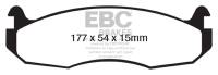 EBC Brakes - EBC Brakes Yellowstuff Street And Track Brake Pads DP41786R - Image 1