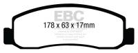 EBC Brakes - EBC Brakes Yellowstuff Street And Track Brake Pads DP41898R - Image 1