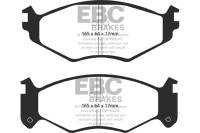 EBC Brakes - EBC Brakes 6000 Series Greenstuff Truck/SUV Brakes Disc Pads DP61250 - Image 1