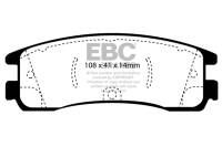 EBC Brakes - EBC Brakes 6000 Series Greenstuff Truck/SUV Brakes Disc Pads DP61122 - Image 1