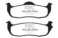 EBC Brakes - EBC Brakes Ultimax OEM Replacement Brake Pads UD1041 - Image 1