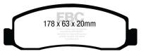 EBC Brakes - EBC Brakes Ultimax OEM Replacement Brake Pads UD1333 - Image 1