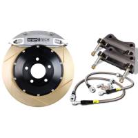 StopTech Big Brake Kit; Black Caliper; Slotted Two-Piece Rotor; Front