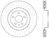 StopTech Sport Slotted Cryo Brake Rotor; Front Right