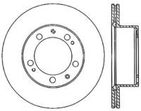 StopTech Sport Slotted Cryo Brake Rotor; Front Left