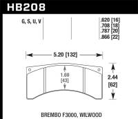 Hawk Performance - Hawk Performance HT-10 Disc Brake Pad - Image 2