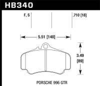 Hawk Performance - Hawk Performance HT-10 Disc Brake Pad - Image 2