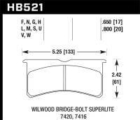 Hawk Performance - Hawk Performance HT-10 Disc Brake Pad - Image 2