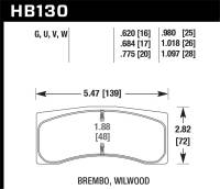 Hawk Performance DTC-60 Disc Brake Pad