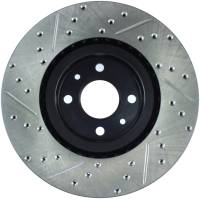 StopTech - StopTech Sport Drilled/Slotted Brake Rotor; Front Left - Image 2