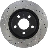 StopTech Sport Drilled/Slotted Brake Rotor; Rear Right