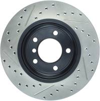 StopTech - StopTech Sport Drilled/Slotted Brake Rotor; Front Left - Image 2