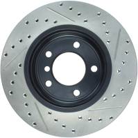 StopTech - StopTech Sport Drilled/Slotted Brake Rotor; Front Right - Image 2