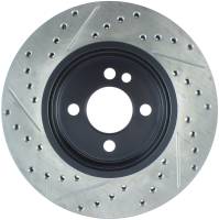 StopTech - StopTech Sport Drilled/Slotted Brake Rotor; Front Left - Image 2