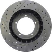 StopTech - StopTech Sport Drilled/Slotted Brake Rotor; Front Left - Image 2